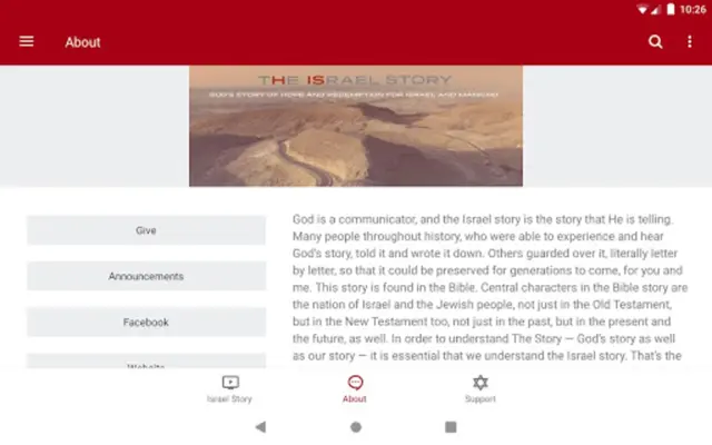 The Israel Story android App screenshot 3